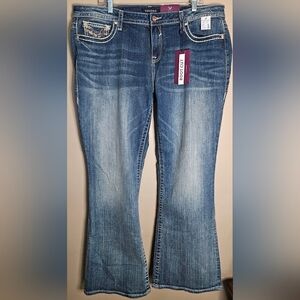 Vigoss Heritage Fit Dark Blue Bootcut Jeans